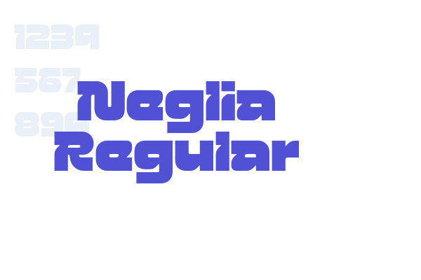 Neglia Regular font download