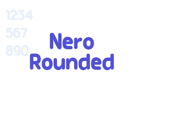 Nero Rounded font download