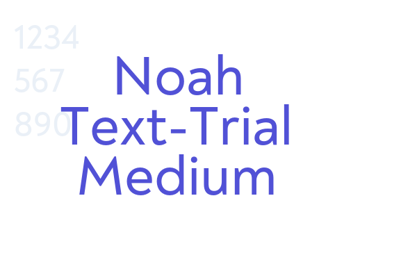 Noah Text-Trial Medium