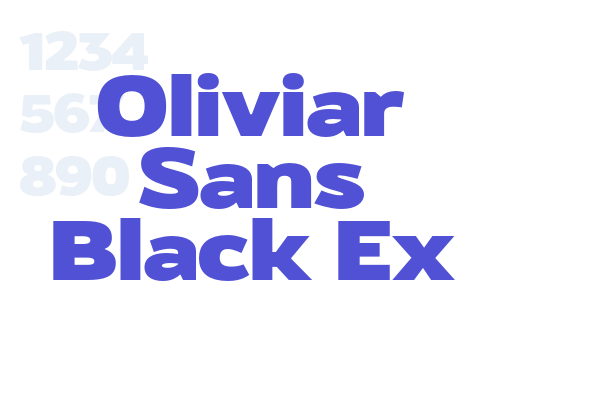 Oliviar Sans Black Ex