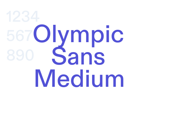 Olympic Sans Medium font download