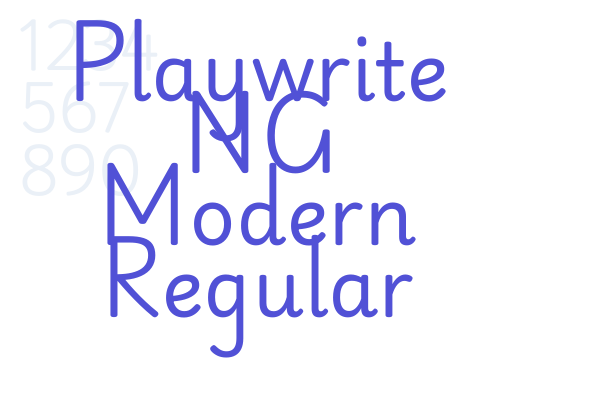 Playwrite NG Modern Regular font download