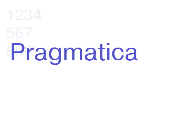 Pragmatica font download