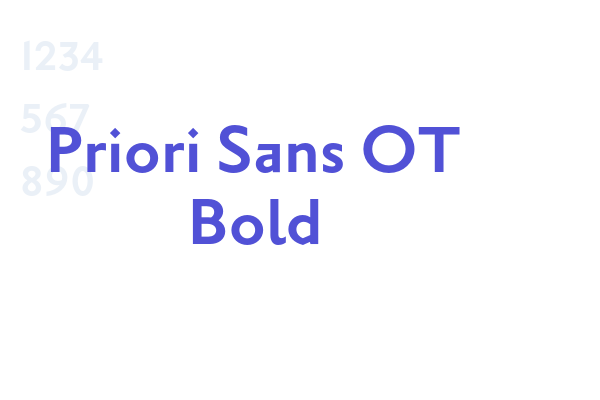 Priori Sans OT Bold font download