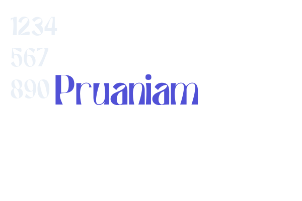 Pruaniam font download