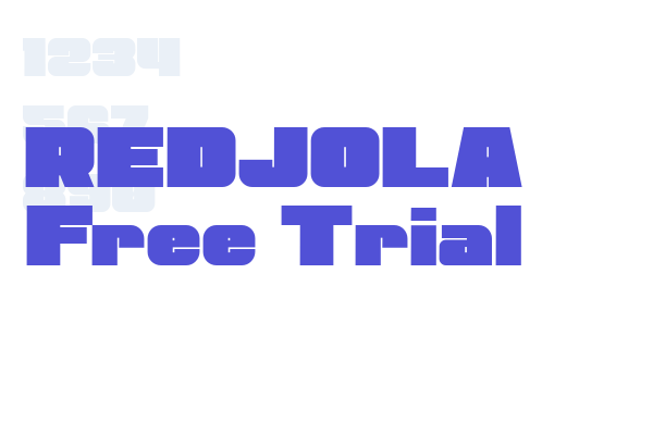 REDJOLA Free Trial font download