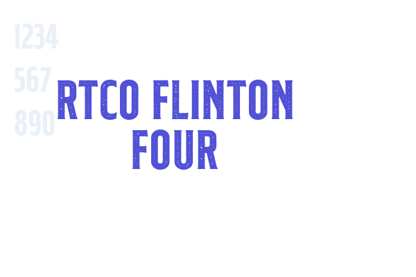 RTCO Flinton Four font download