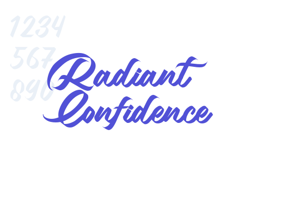 Radiant Confidence font download