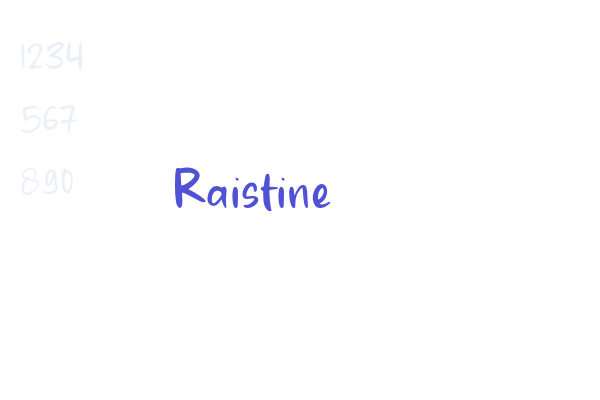 Raistine font download