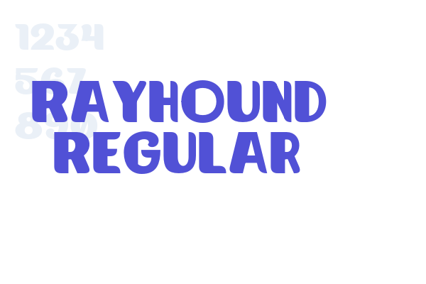 Rayhound Regular font download