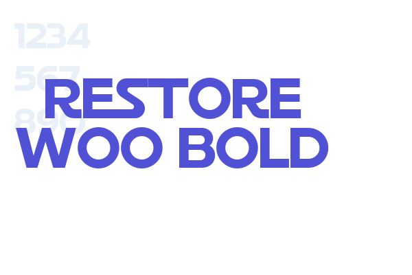 Restore W00 Bold