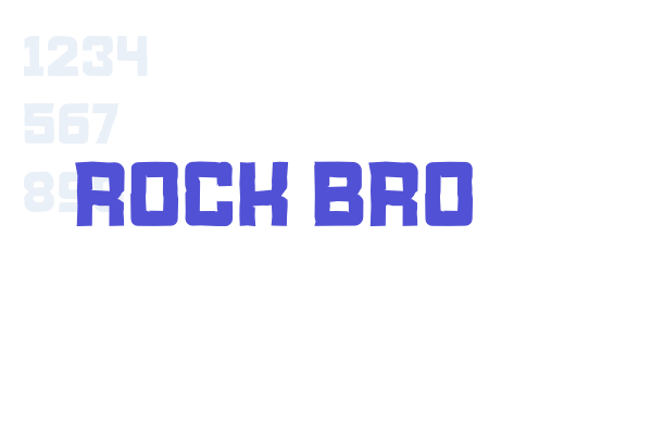 Rock Bro font download