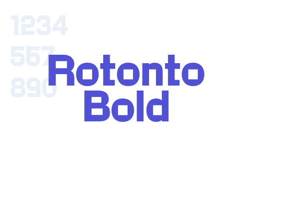 Rotonto Bold font