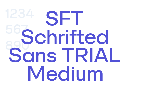 SFT Schrifted Sans TRIAL Medium font download