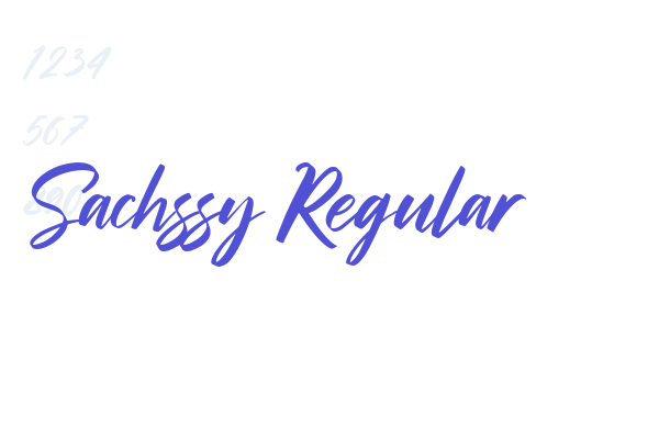 Sachssy Regular font download