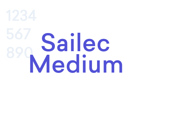 Sailec Medium font download