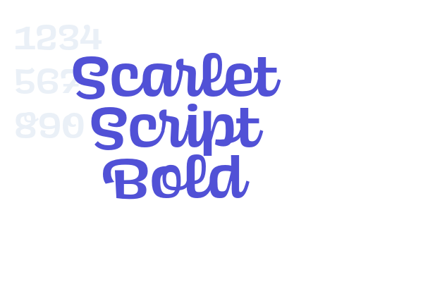 Scarlet Script Bold font download