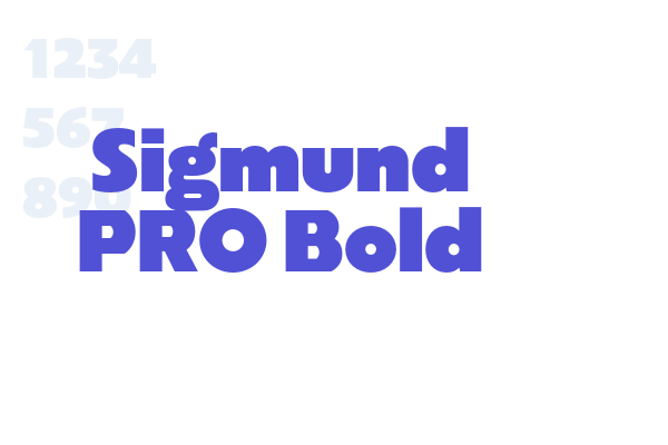 Sigmund PRO Bold font download