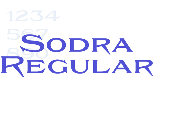 Sodra Regular font download