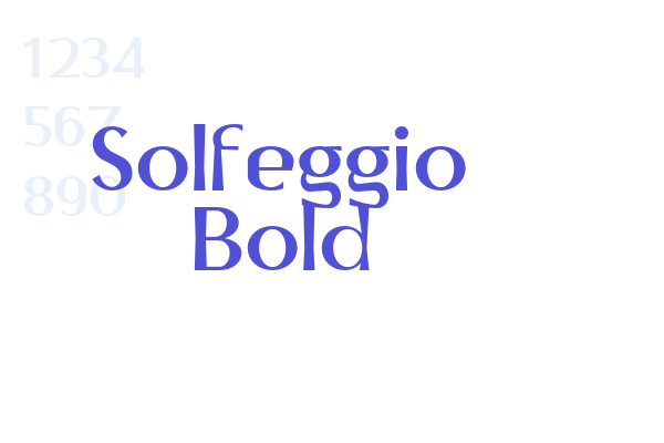 Solfeggio Bold