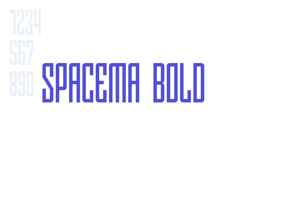 Spacema Bold font download