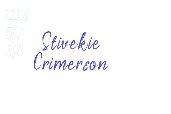 Stivekie Crimerson font download