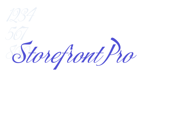 Storefront Pro font download