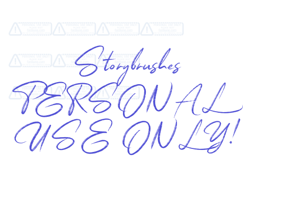 Storybrushes PERSONAL USE ONLY! font download