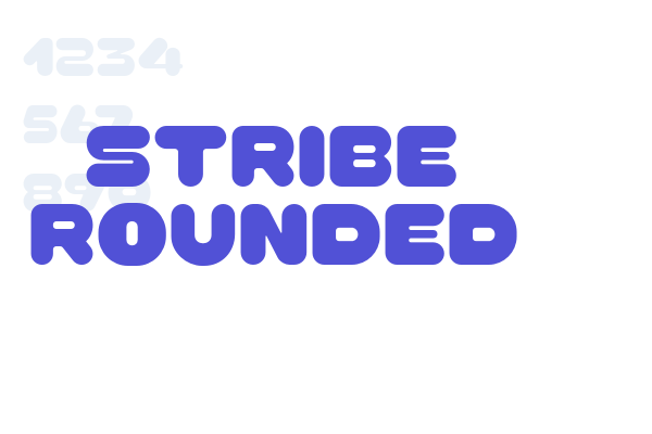 Stribe Rounded font download