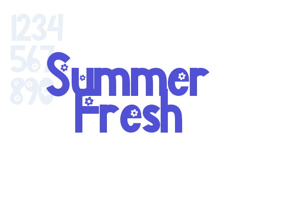 Summer Fresh font download