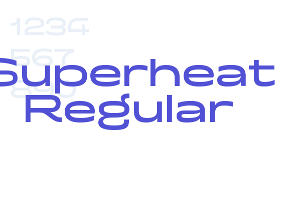 Superheat Regular font