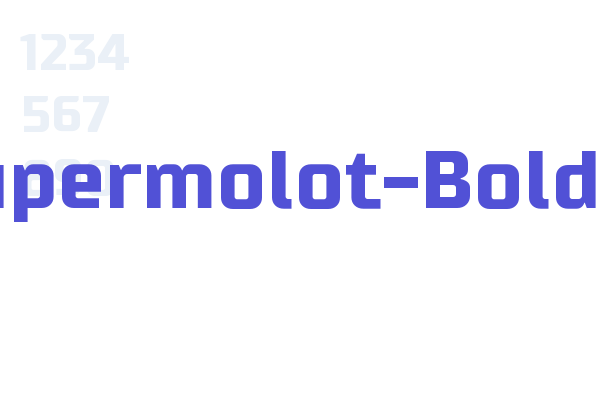 Supermolot-Bold font download