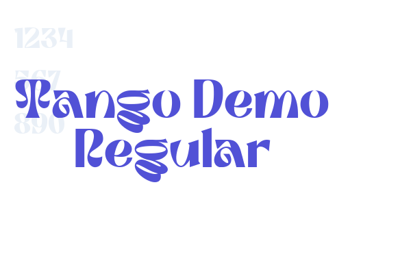 Tango Demo Regular font download