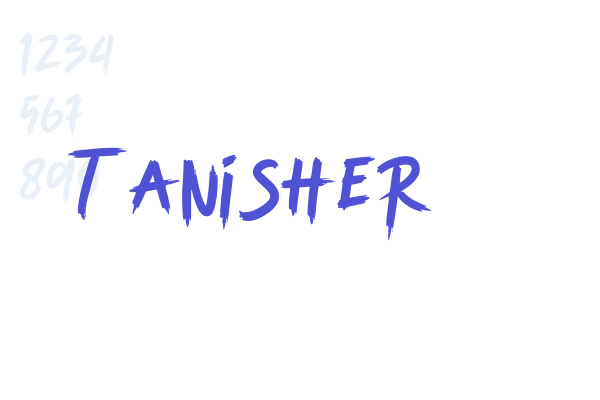 Tanisher font download