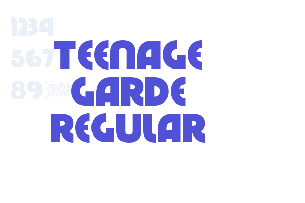 Teenage Garde Regular font download