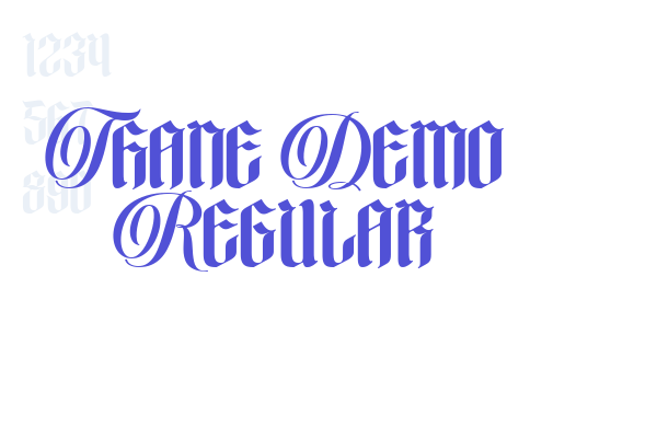 Thane Demo Regular font download