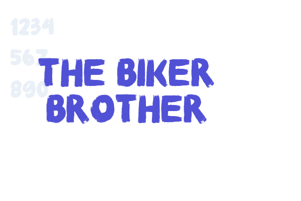 The Biker Brother font download