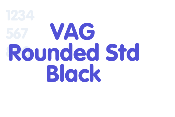 VAG Rounded Std Black