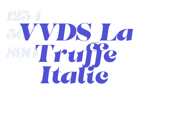 VVDS_La Truffe Italic font download