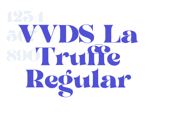 VVDS_La Truffe Regular font download