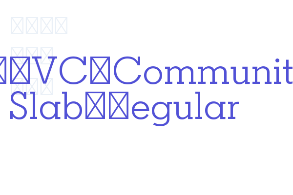 VVNQVC+Community Slab-Regular font download