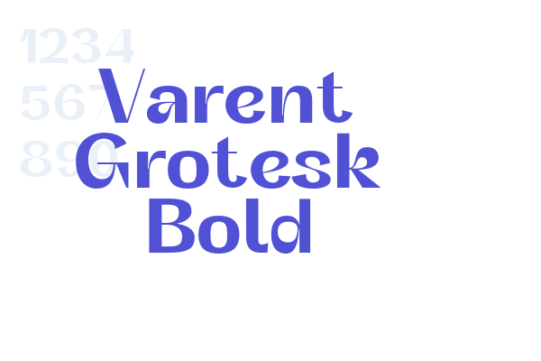 Varent Grotesk Bold font download