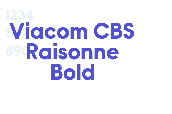 Viacom CBS Raisonne Bold