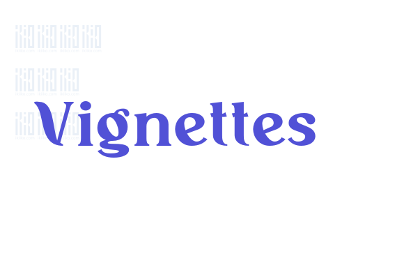 Vignettes font download