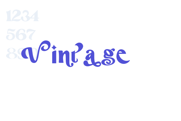 Vintage font download