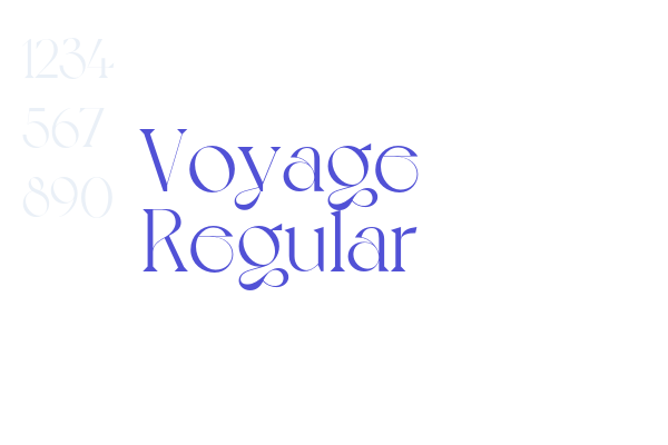 Voyage Regular font download