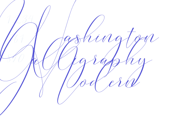 Washington Calligraphy Modern font download