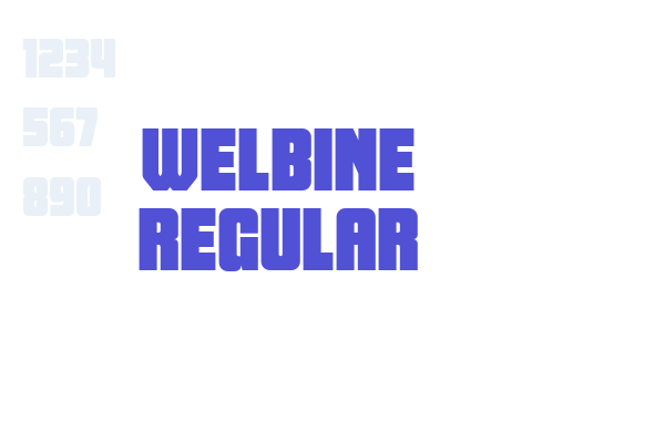 Welbine Regular font download