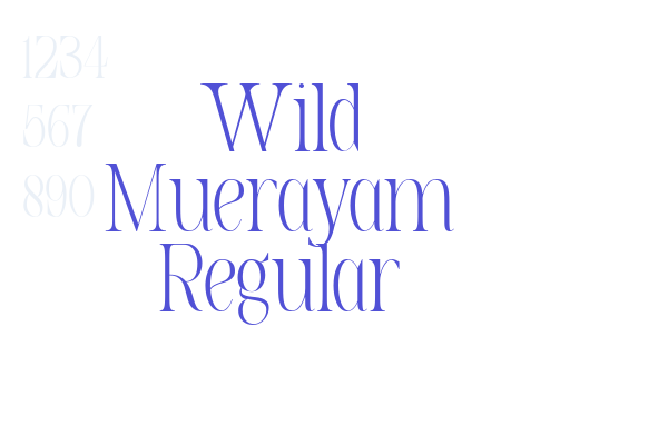 Wild Muerayam Regular font download