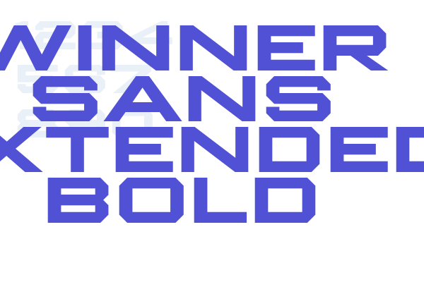 Winner Sans Extended Bold